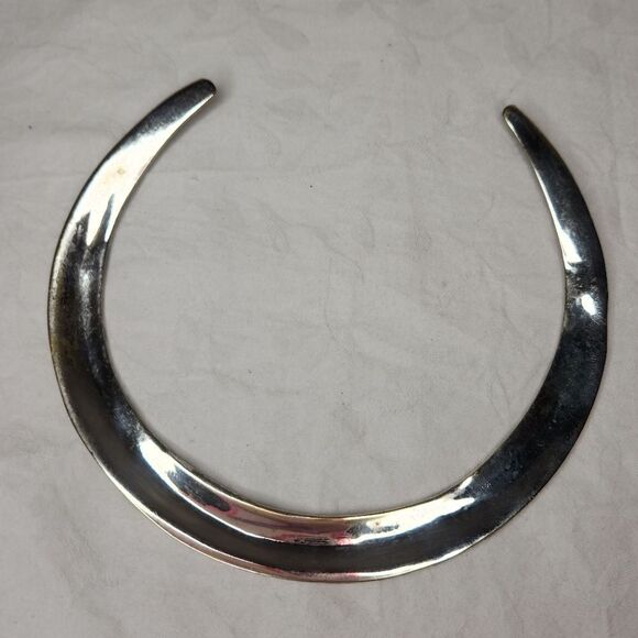 Antique Tricolor Cuff Collar Necklace - Picture 2 of 5